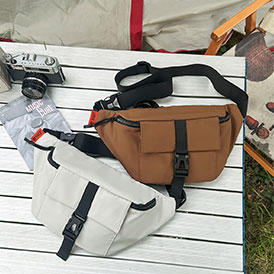 Large capacity sports and leisure daily waist bag